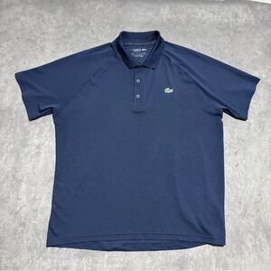 Lacoste Sport Polo Shirt Men’s Size XXL Blue Performance Ultra Dry Rugby Golf